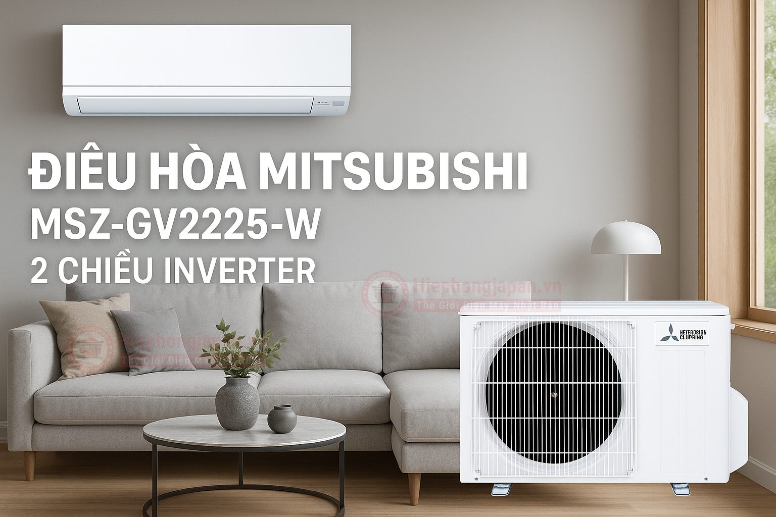 Điều hòa nội địa Nhật Bản Mitsubishi MSZ-GV2825-W 