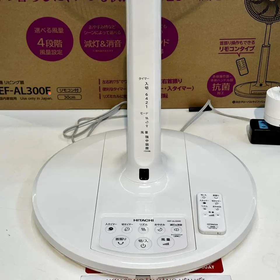 bang dieu khien quat dien Hitachi HEF-AL300F hiephongjapan.vn