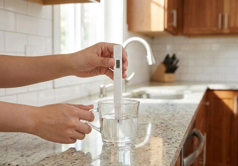 cách kiểm tra chất lượng nước sau lọc của Mitsubishi Cleansui