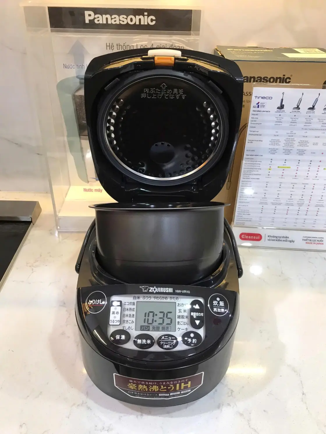 Lòng nồi Zojirushi NW-VR10-BA và cấu tạo bên trong
