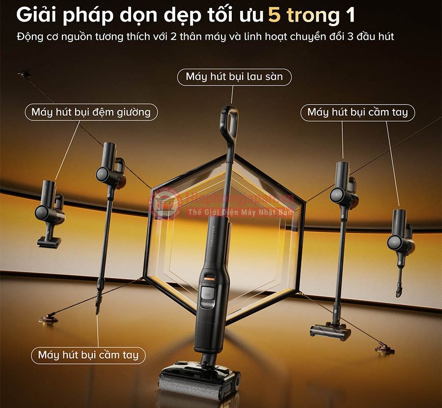 Roborock F25 ACE Combo - giải pháp dọn dẹp tối ưu 5 trong 1