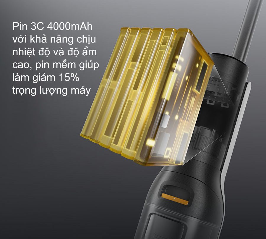 Pin mềm 4000mAh – Nhẹ hơn, sạch lâu hơn