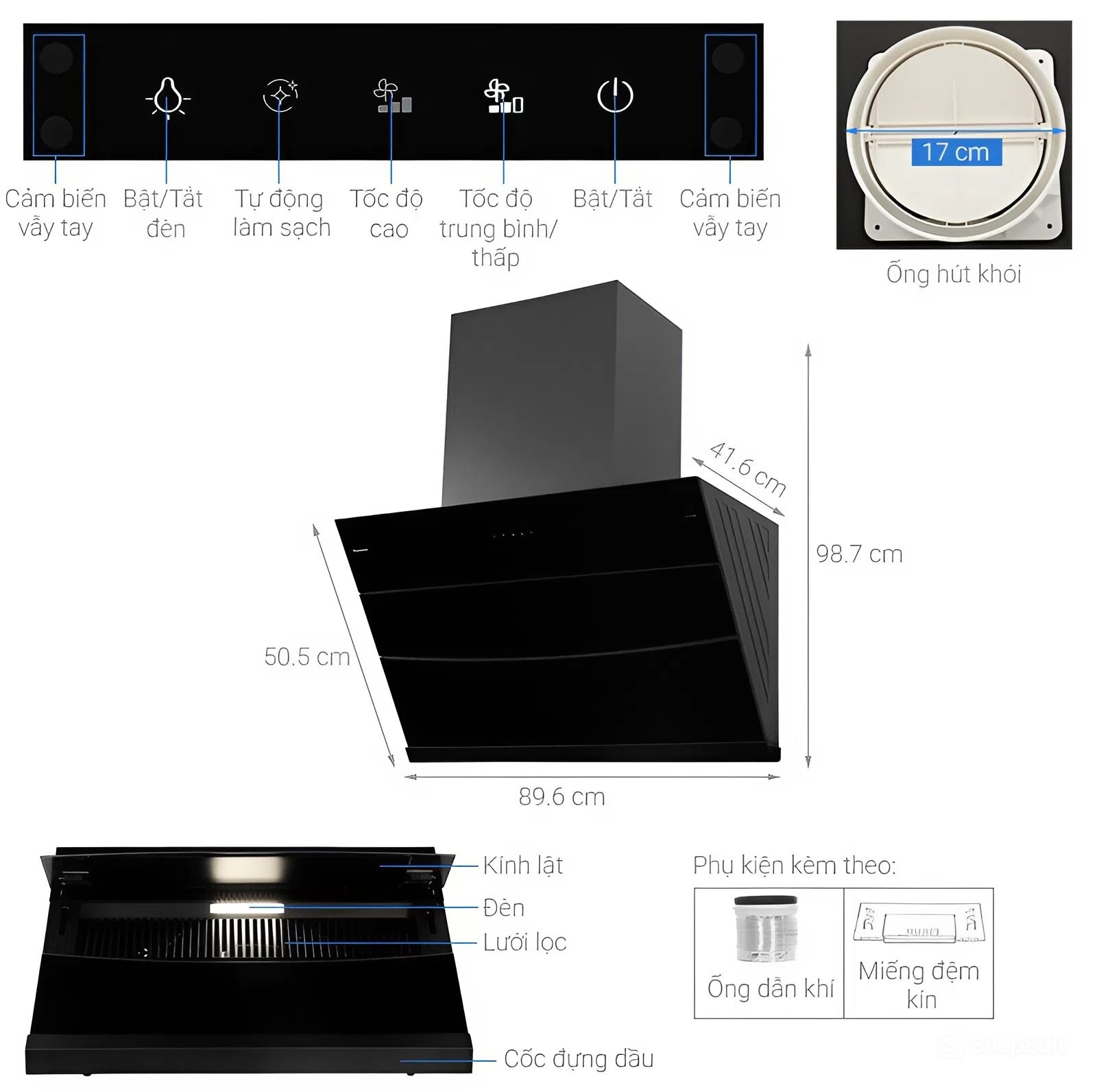 hướng dẫn sử dụng Máy hút mùi áp tường Panasonic FV-VX9ABBYUE