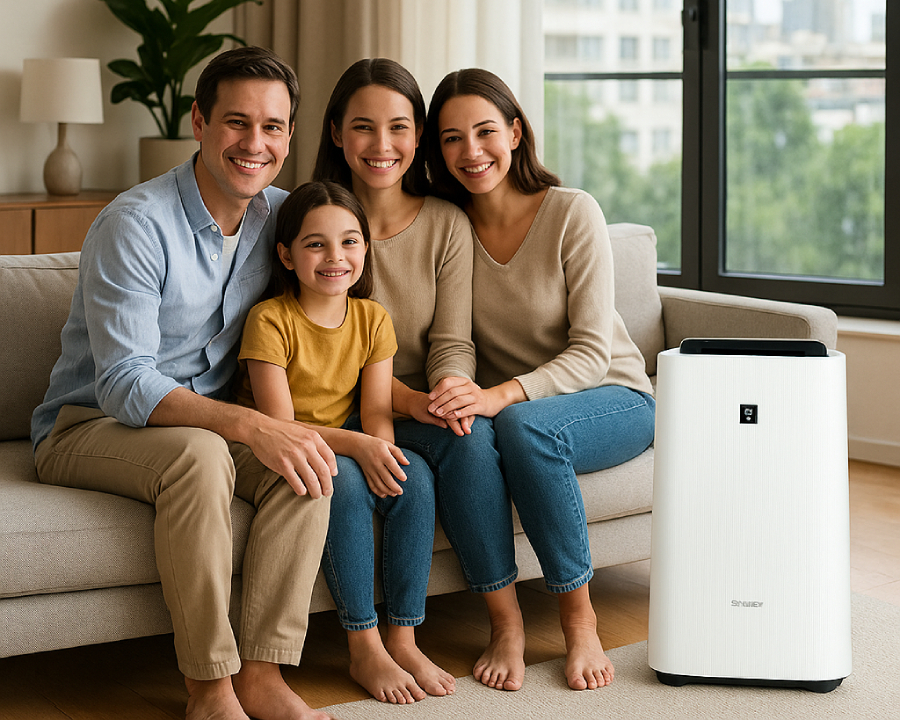 Máy lọc không khí Sharp KC-50TH7-W tạo không khí trong lành 