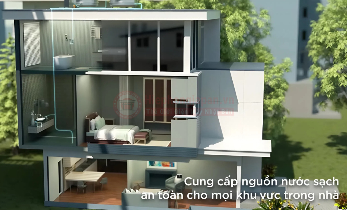 mpoe-p Cung cấp nguồn nước cho cả ngôi nhà 