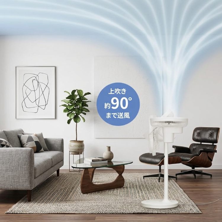 Sharp PJ-S3DS không chỉ là quạt mà còn là air circulator