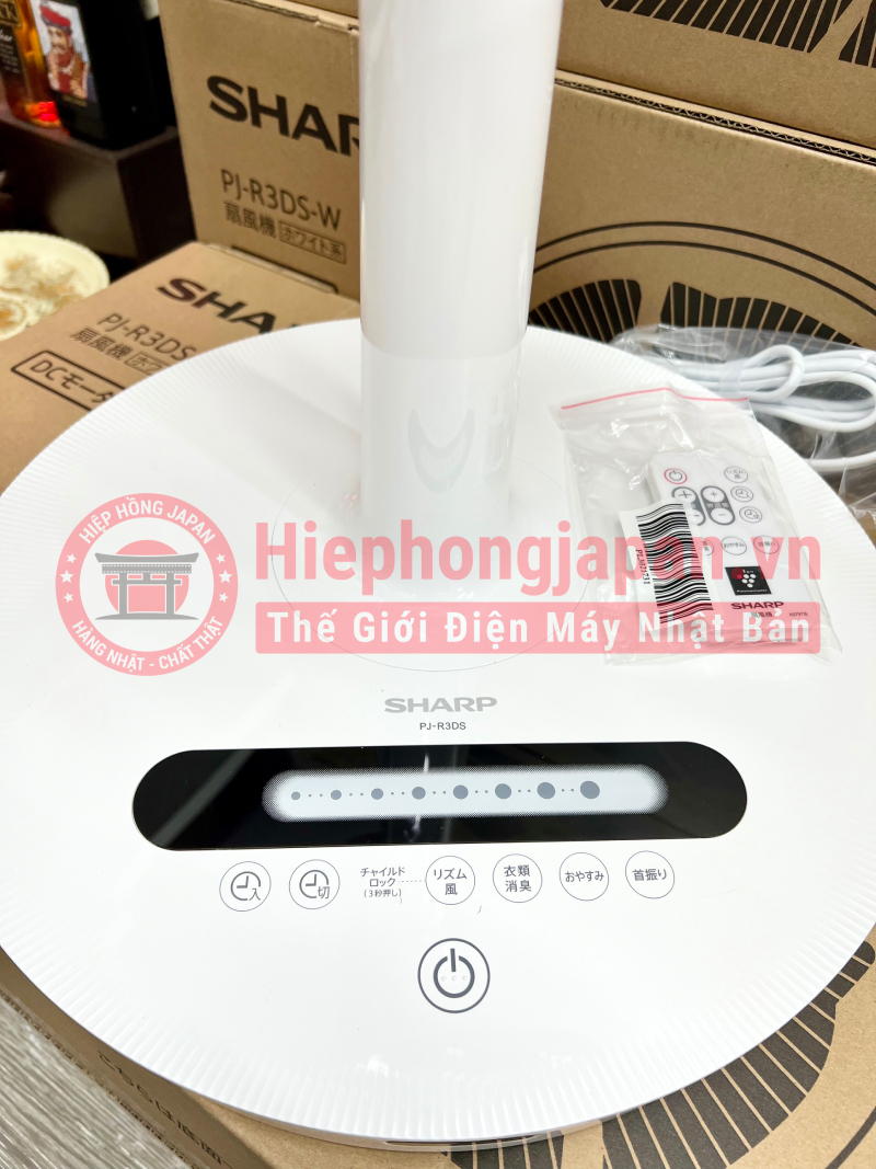 bang dieu khien Sharp PJ-R3DS de su dung