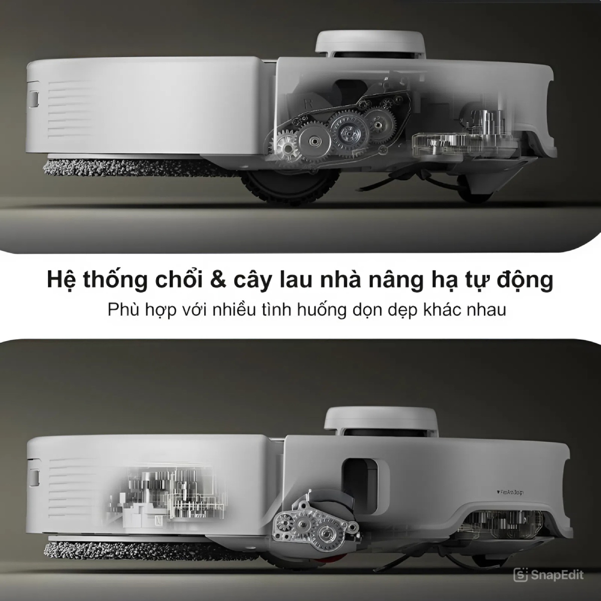 Khung gầm AdaptiLift™ linh hoạt