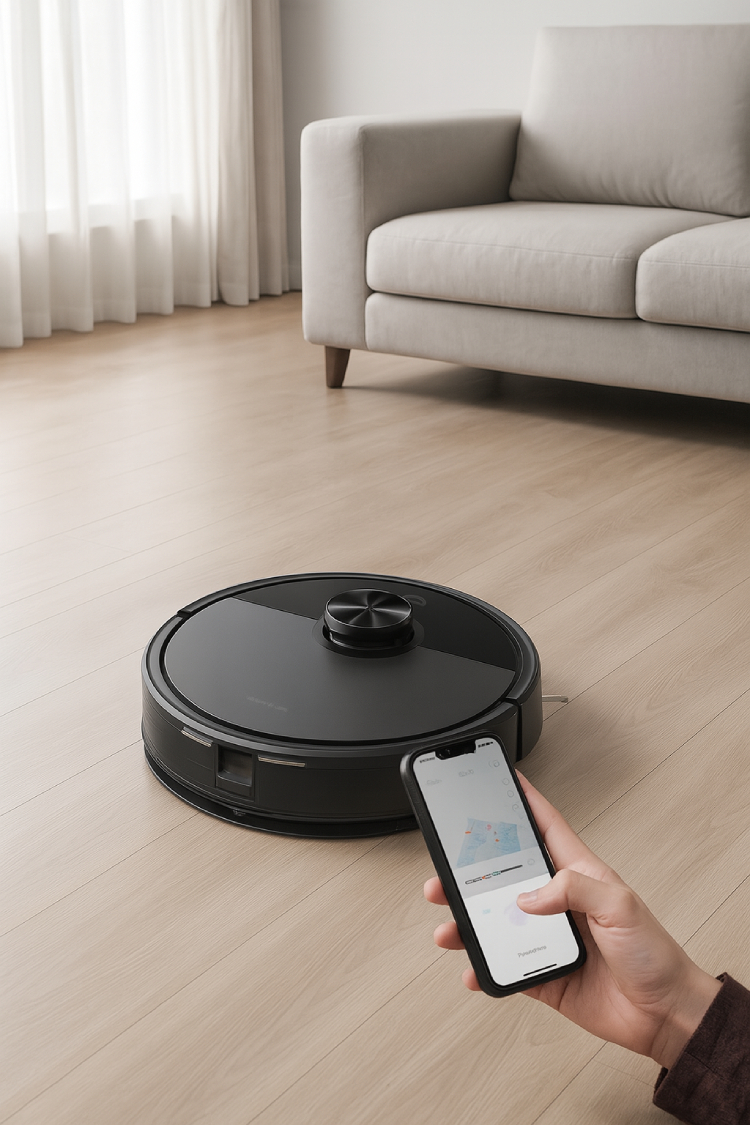 Roborock Q7 TF+ Plus kết nối wifi điều khiển từ xa