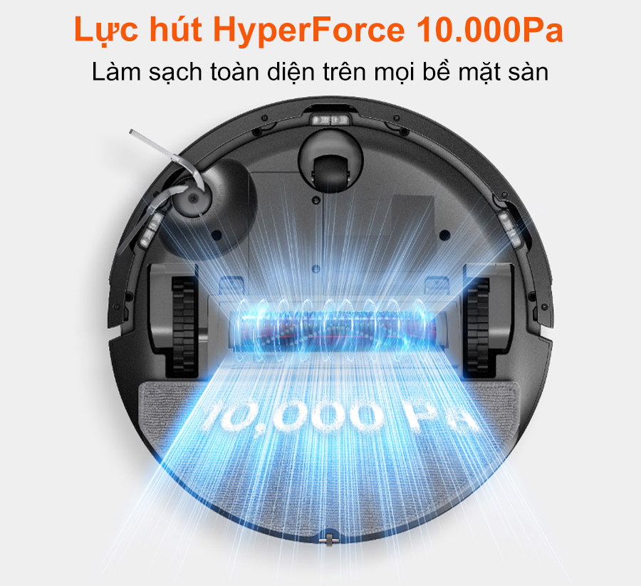Roborock Q7 TF+ Plus lực hút mạnh 10.000 Pa