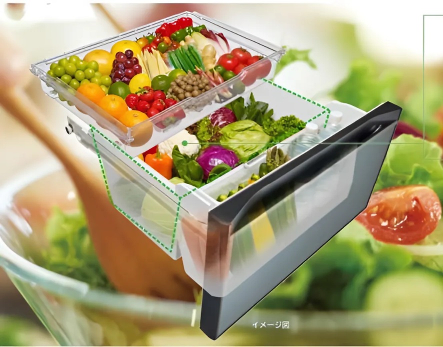 tu lanh Hitachi R-HWC54T ngan mat lon