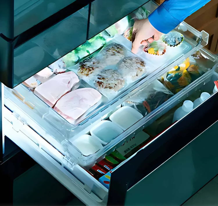 tu lanh Hitachi R-HWC54T ngan dong lam lanh nhanh