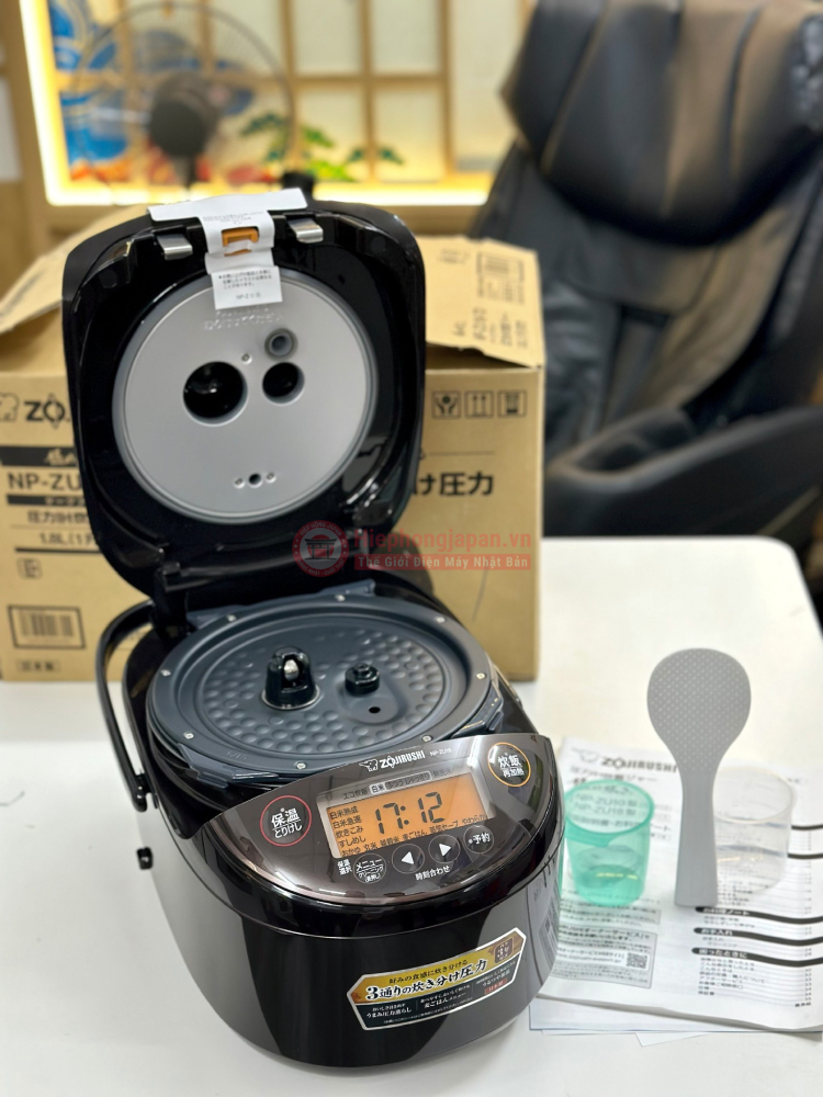 noi com nhat ban Zojirushi NP-ZU18-TD hiephongjapan.vn