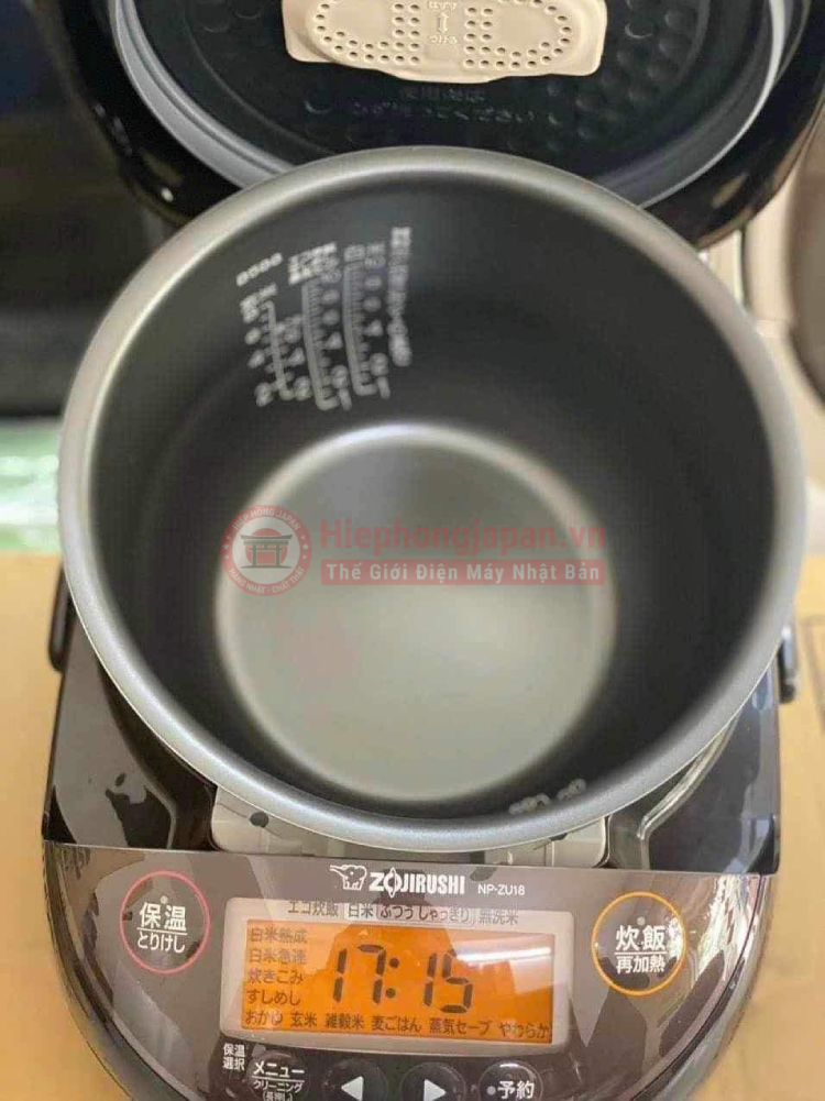 long noi com dien Zojirushi NP-ZU18-TD hiephongjapan.vn