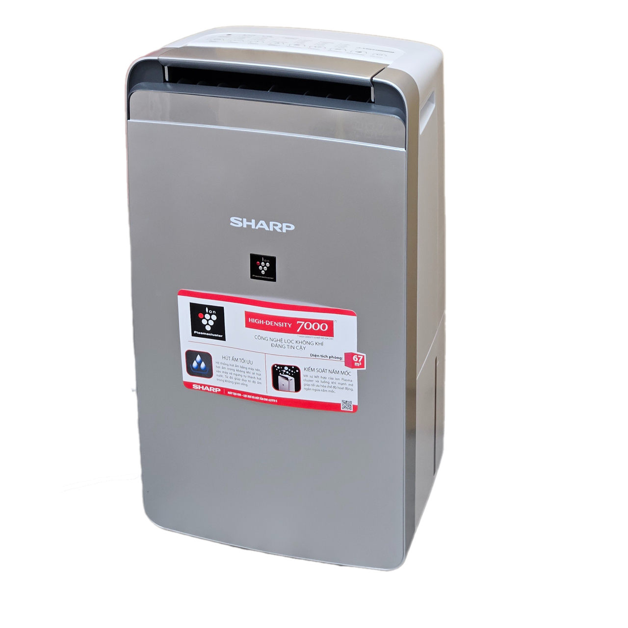 Máy hút ẩm lọc không khí Sharp DW-J27FV-S Chính hãng