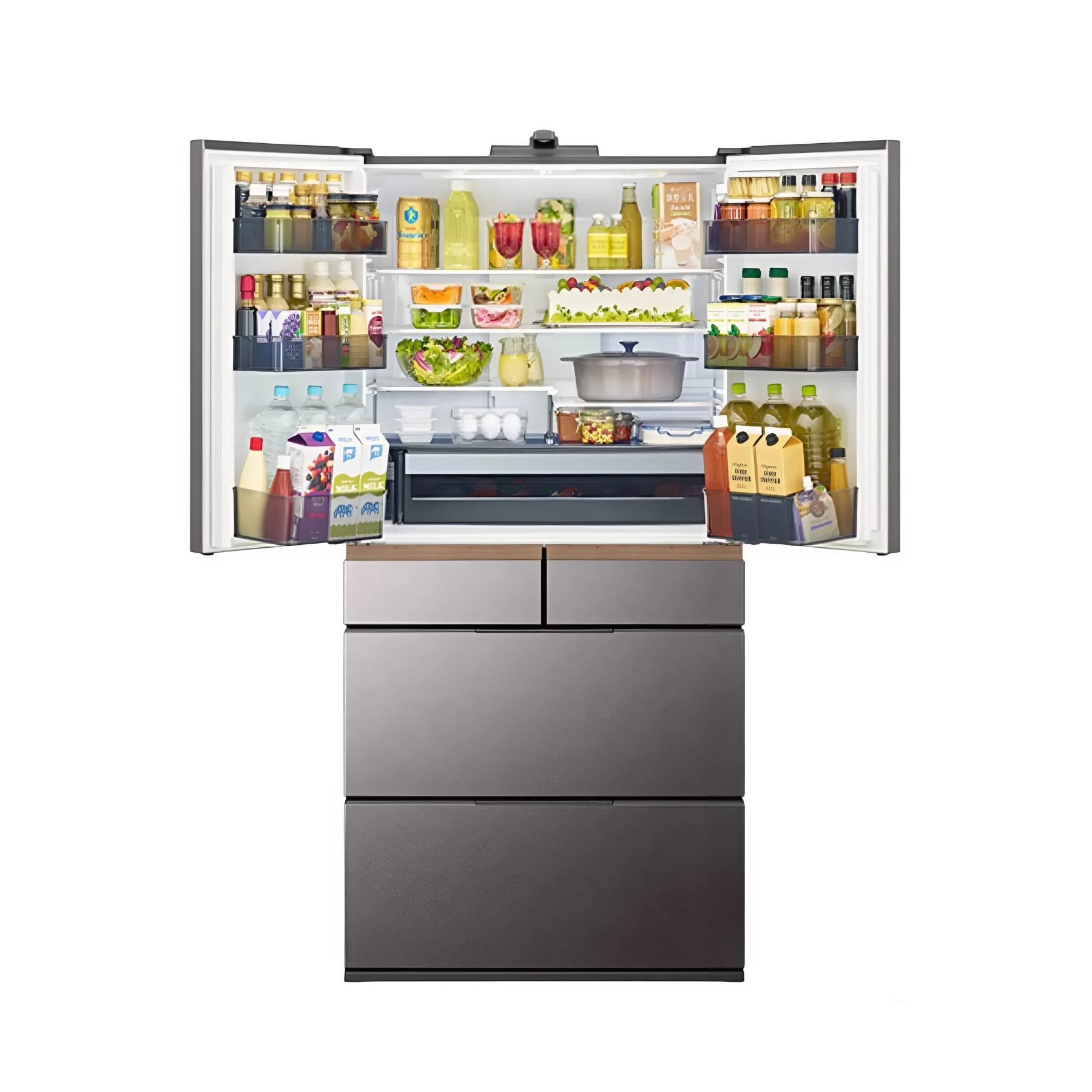 Tủ lạnh Hitachi R-GXCC67X-H 670L nội địa Nhật | 6 cánh cao cấp