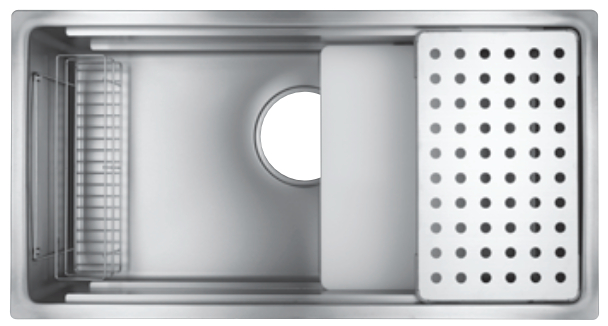 Chậu rửa bát Shigeru LE JSL-K 3F FS | Hàng Nội Địa Nhật Bản