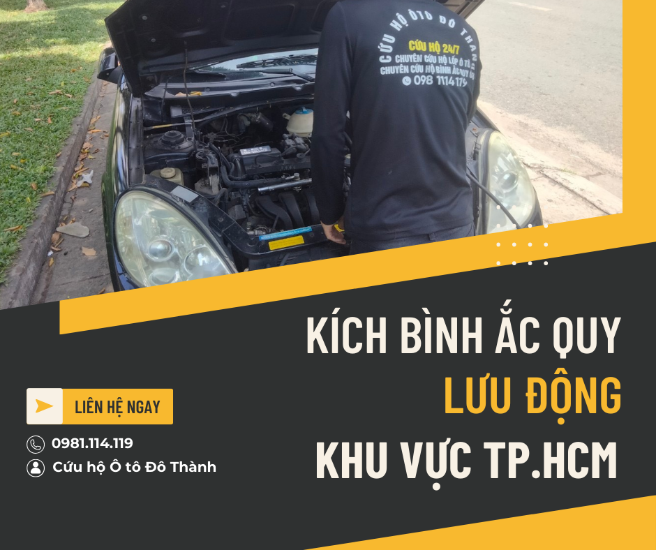 Dịch Vụ Kích Bình Ắc Quy Tại Cứu Hộ Đô Thành