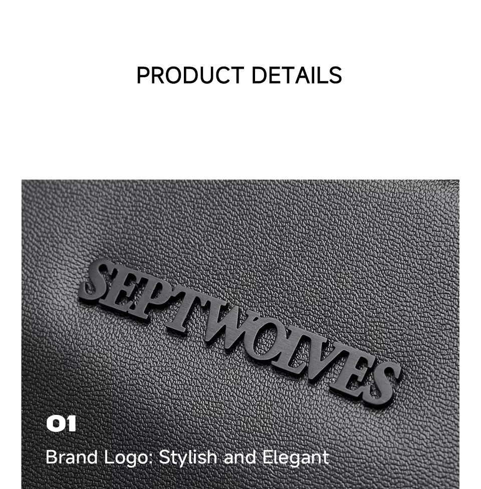 Balo Da SEPTWOLVES Cao Cấp Unisex