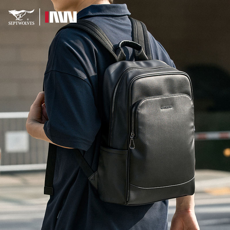 Balo Da SEPTWOLVES Cao Cấp Unisex