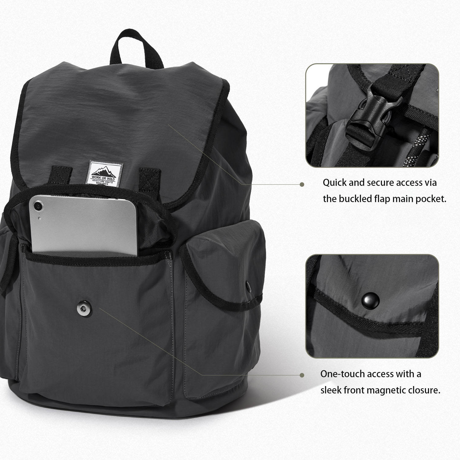 MOYYI 5790-Balo Unisex Chống Nước Cao Cấp