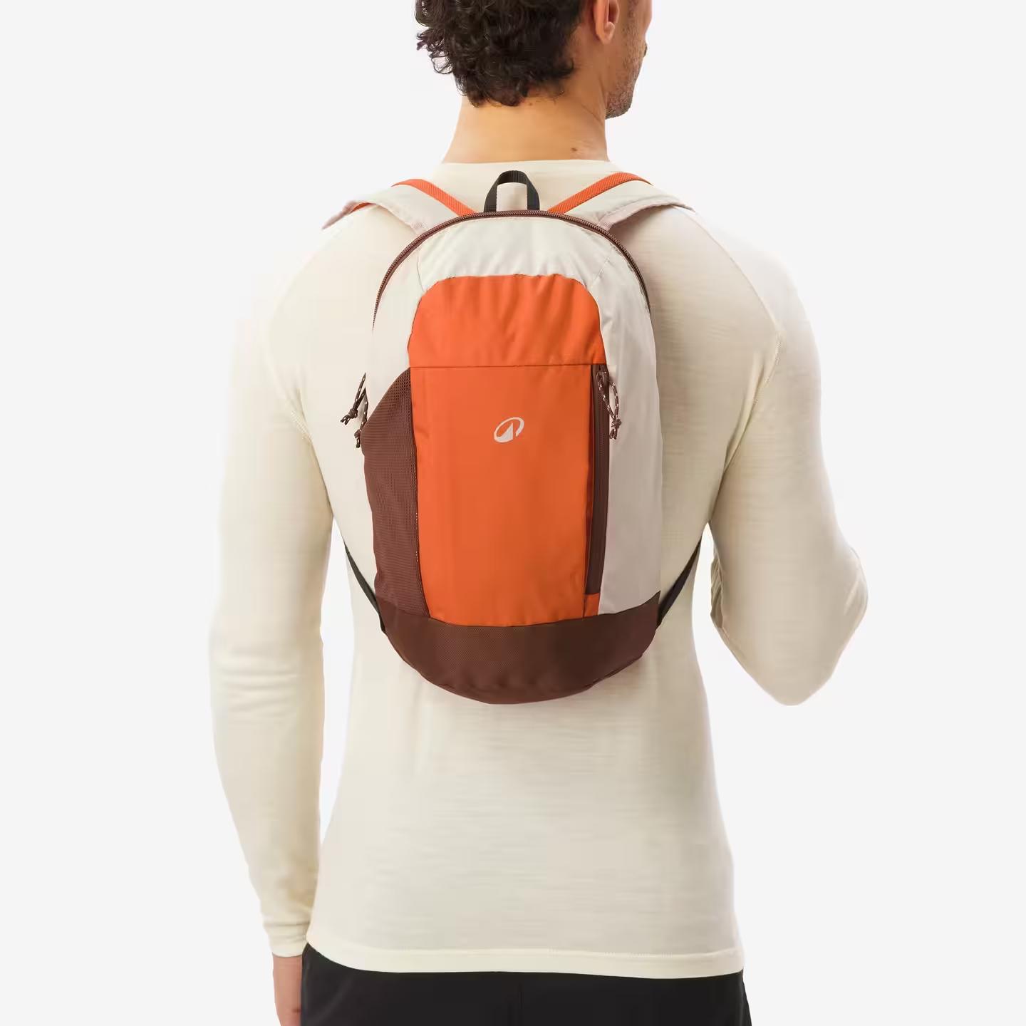 Balo QUECHUA 10L - Arpenaz NH100 Nâu Cam