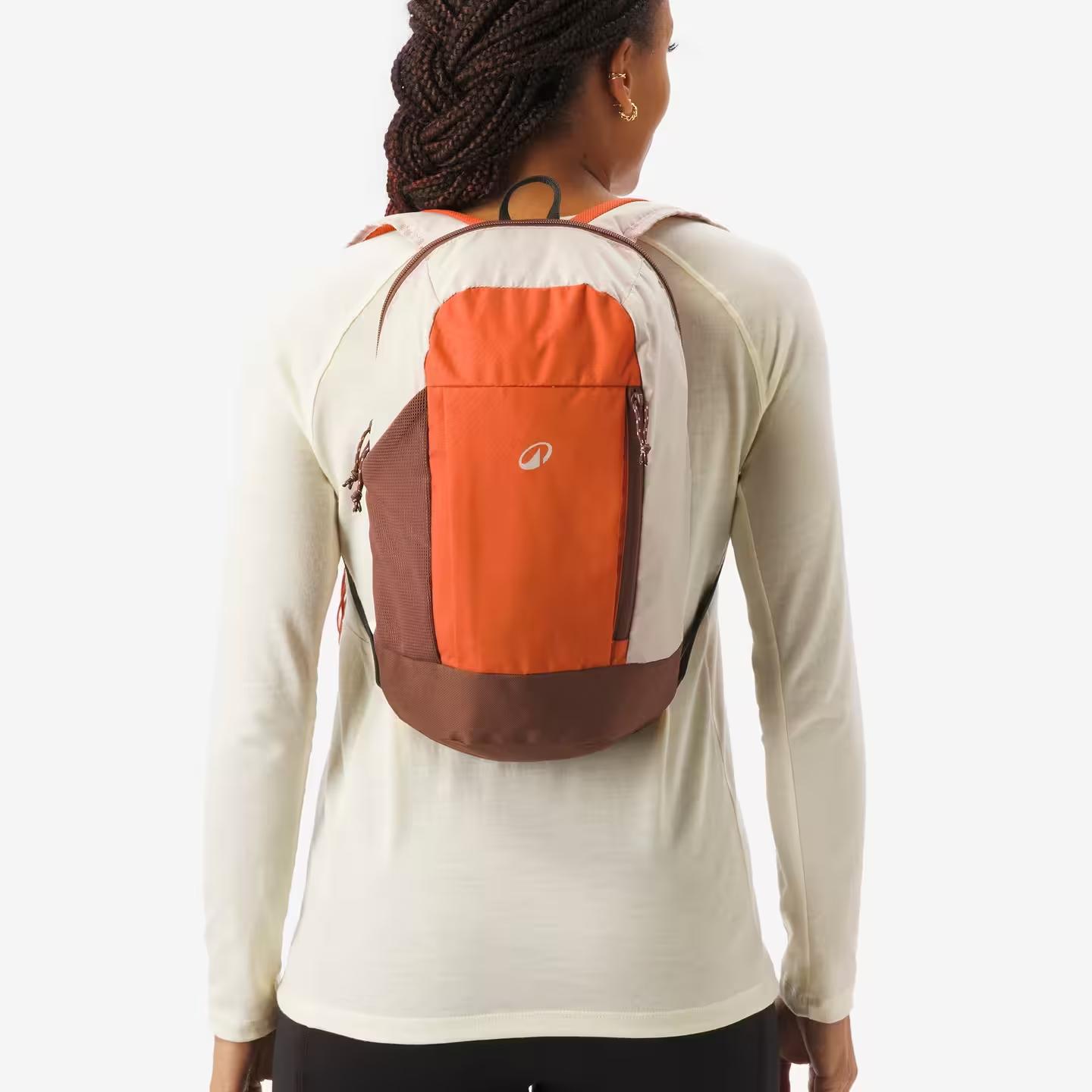 Balo QUECHUA 10L - Arpenaz NH100 Nâu Cam