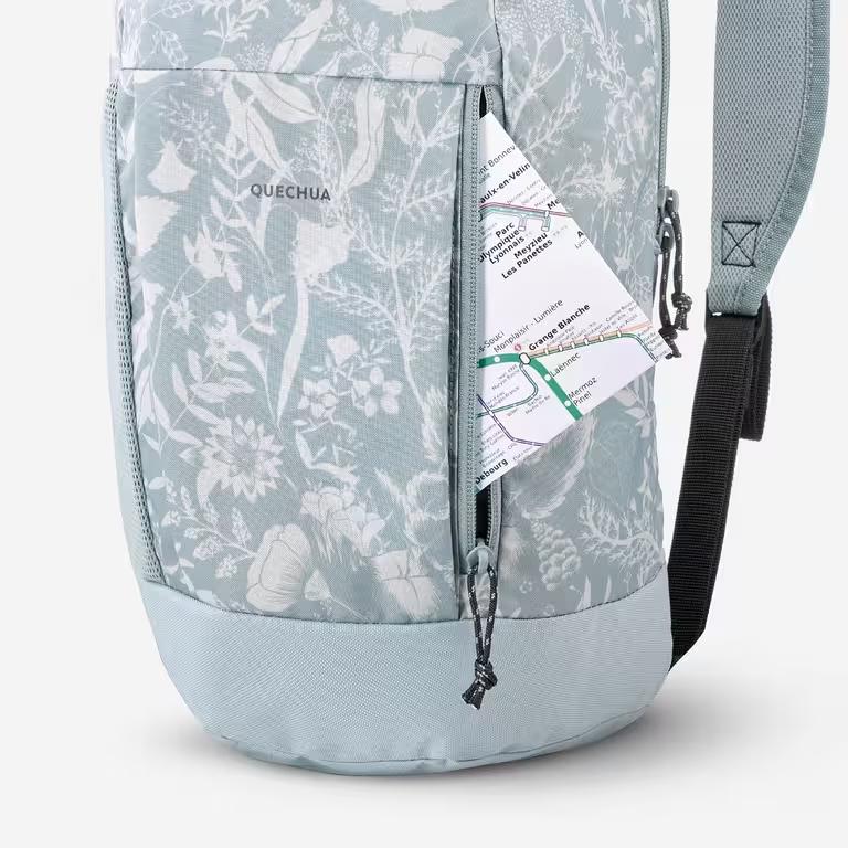 Balo QUECHUA 10L - Arpenaz NH100 xanh dương/họa tiết