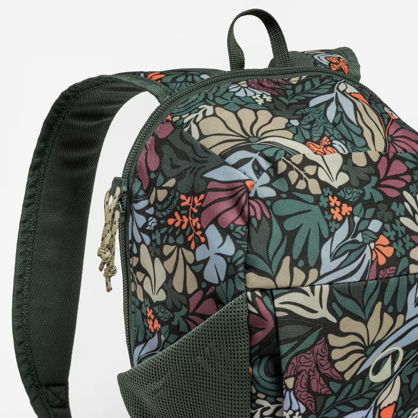 Balo QUECHUA 10L - Arpenaz NH100 Xanh Lá Họa Tiết