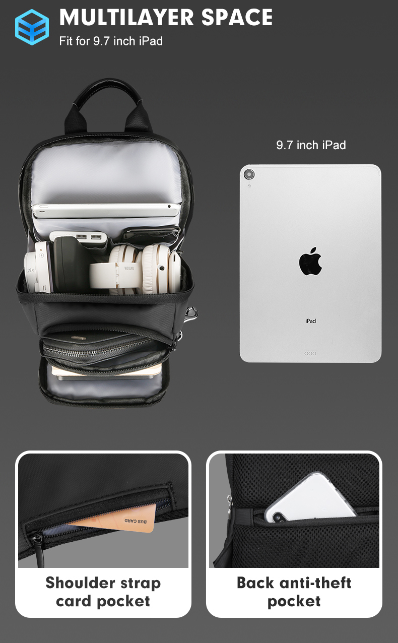 Túi Đeo Chéo Nam Giới Mark Ryden Mini Compacto MR7618