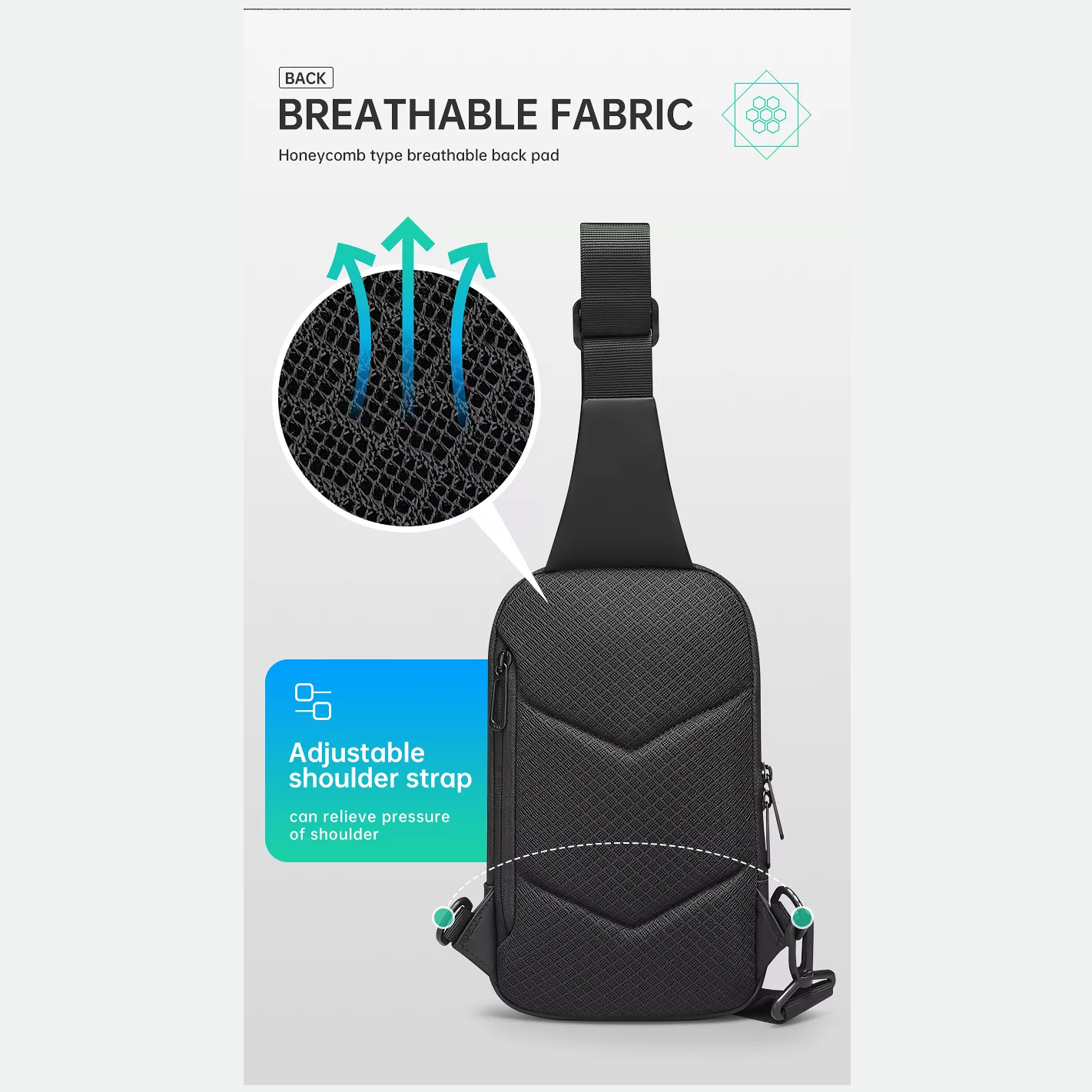 Mark Ryden MR8518 - Túi Đeo Chéo Nam Nữ