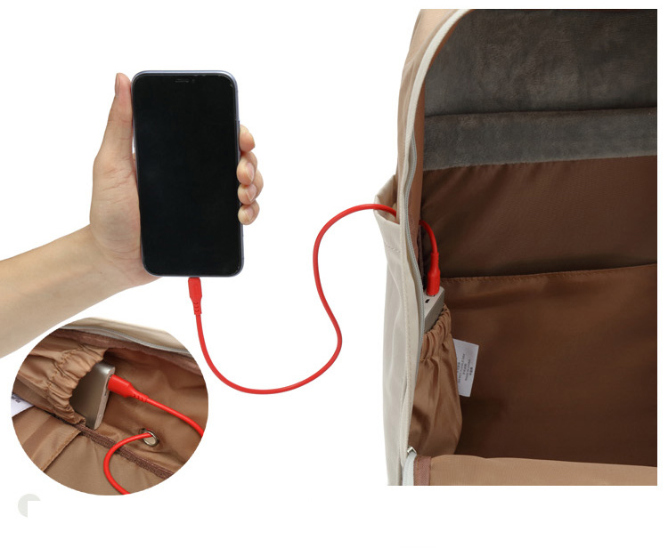 Balo Thời Trang Laptop NX Doughnut cho Nữ NX22 Nhiều Ngăn-Chống Nước