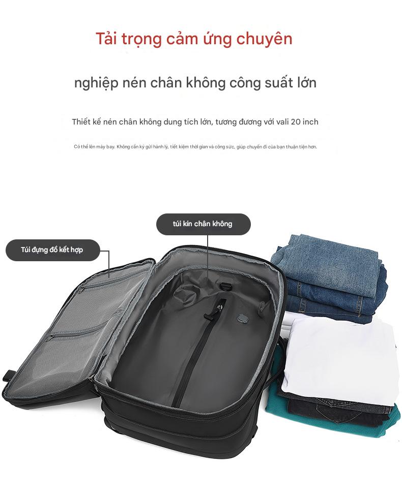 Balo Du Lịch Hút Chân Không Coolbell Poso-673 Kèm Máy Hút