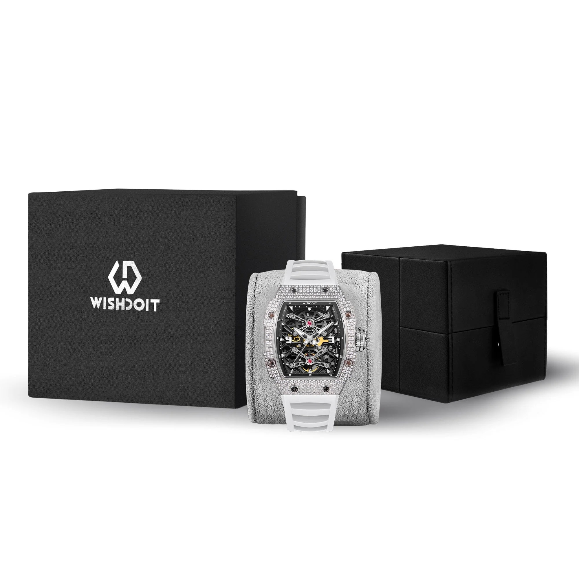 PIRATE | CAPTAIN KIDD-SILVERY WATCH (WHITE STRAP)