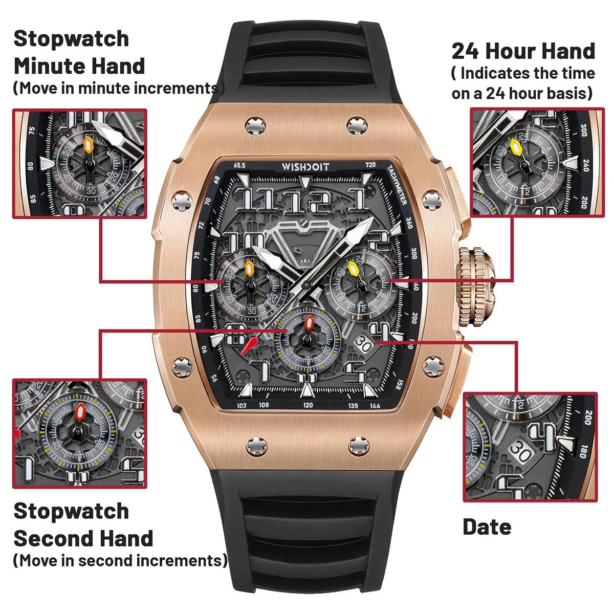RACING | GT CHRONO-ROSE GOLD WATCH