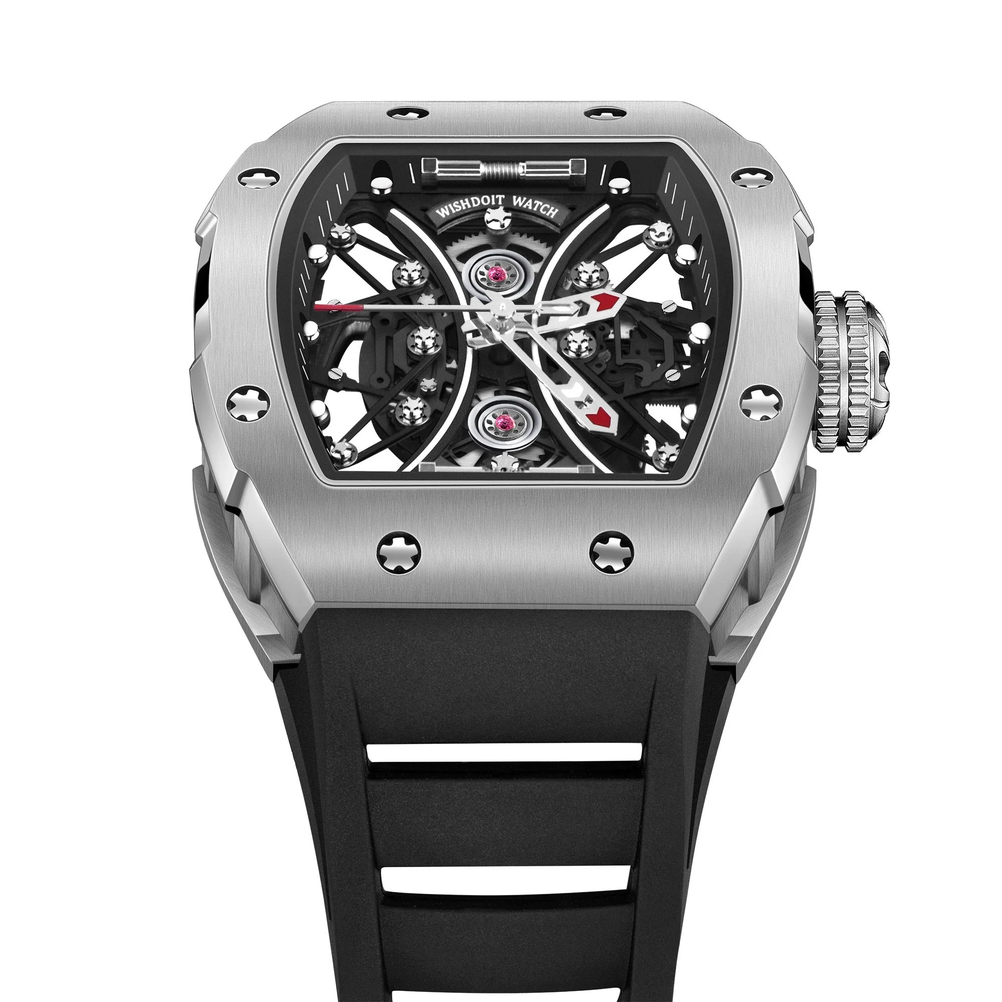 SKELETON | HOURGLASS-SILVERY WATCH