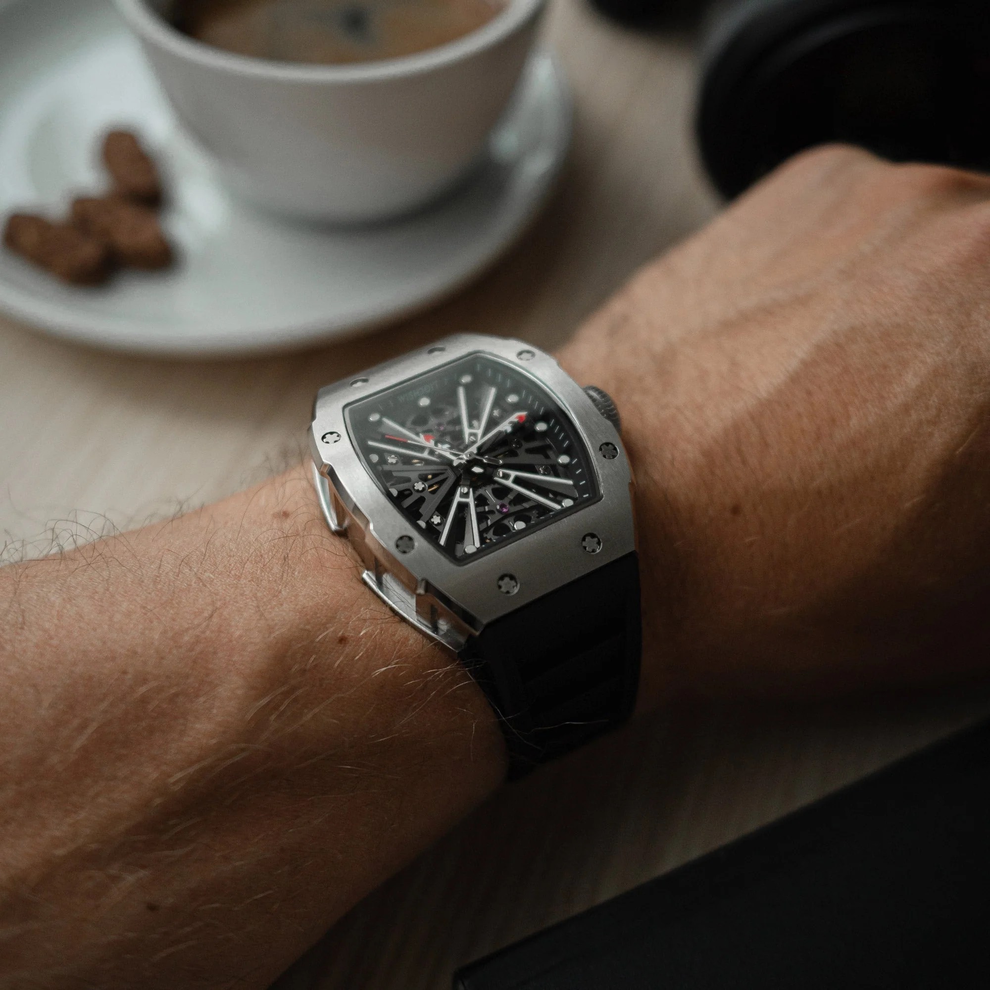 PIRATE | THE X SERIES-SILVERY WATCH