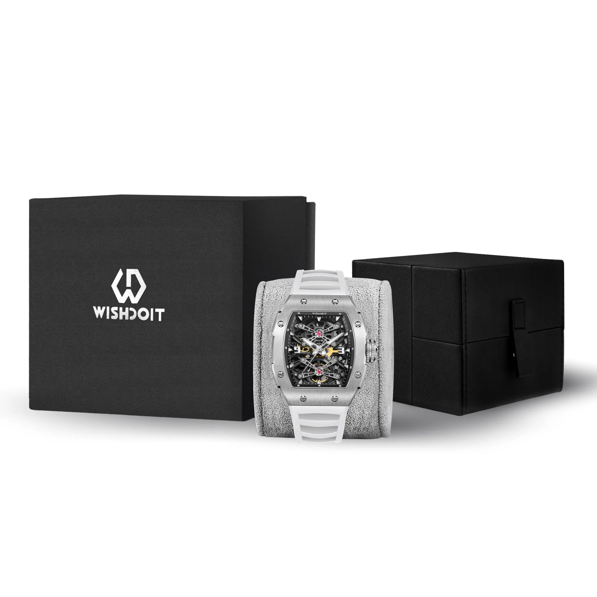 PIRATE | CAPTAIN KIDD-SILVERY WATCH (WHITE STRAP)