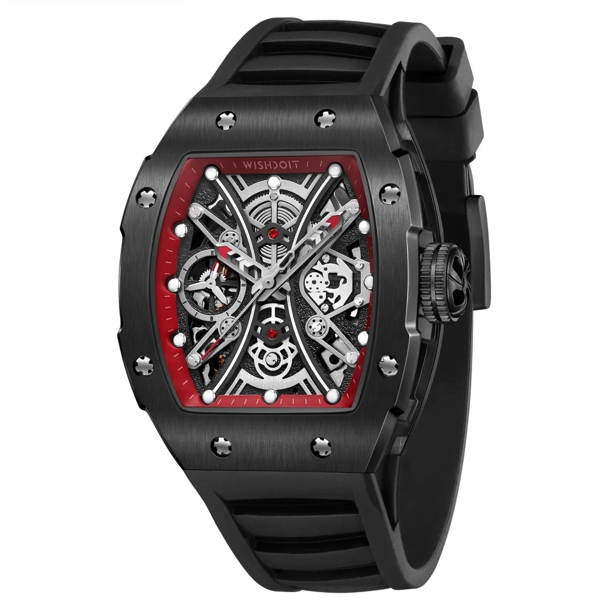 PIRATE | VIKING TOMAHAWK-RED WATCH-RED STRAP (NEW UPGRADE)