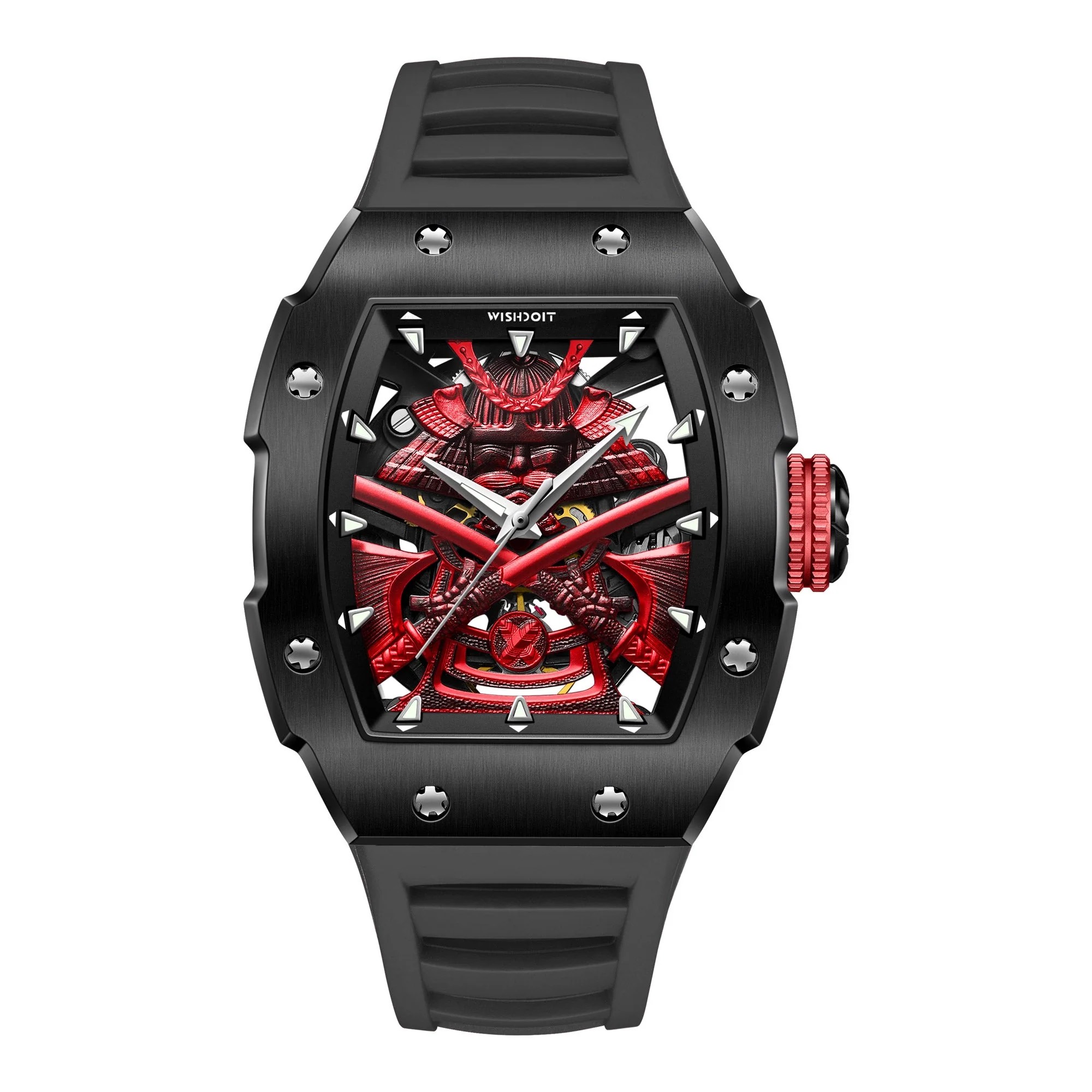 LIMITED | ARMOR-RED WATCH (BLACK STRAP)
