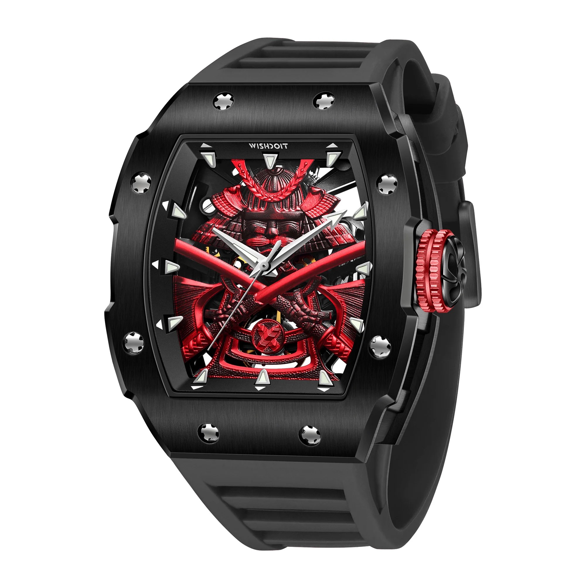 LIMITED | ARMOR-RED WATCH (BLACK STRAP)