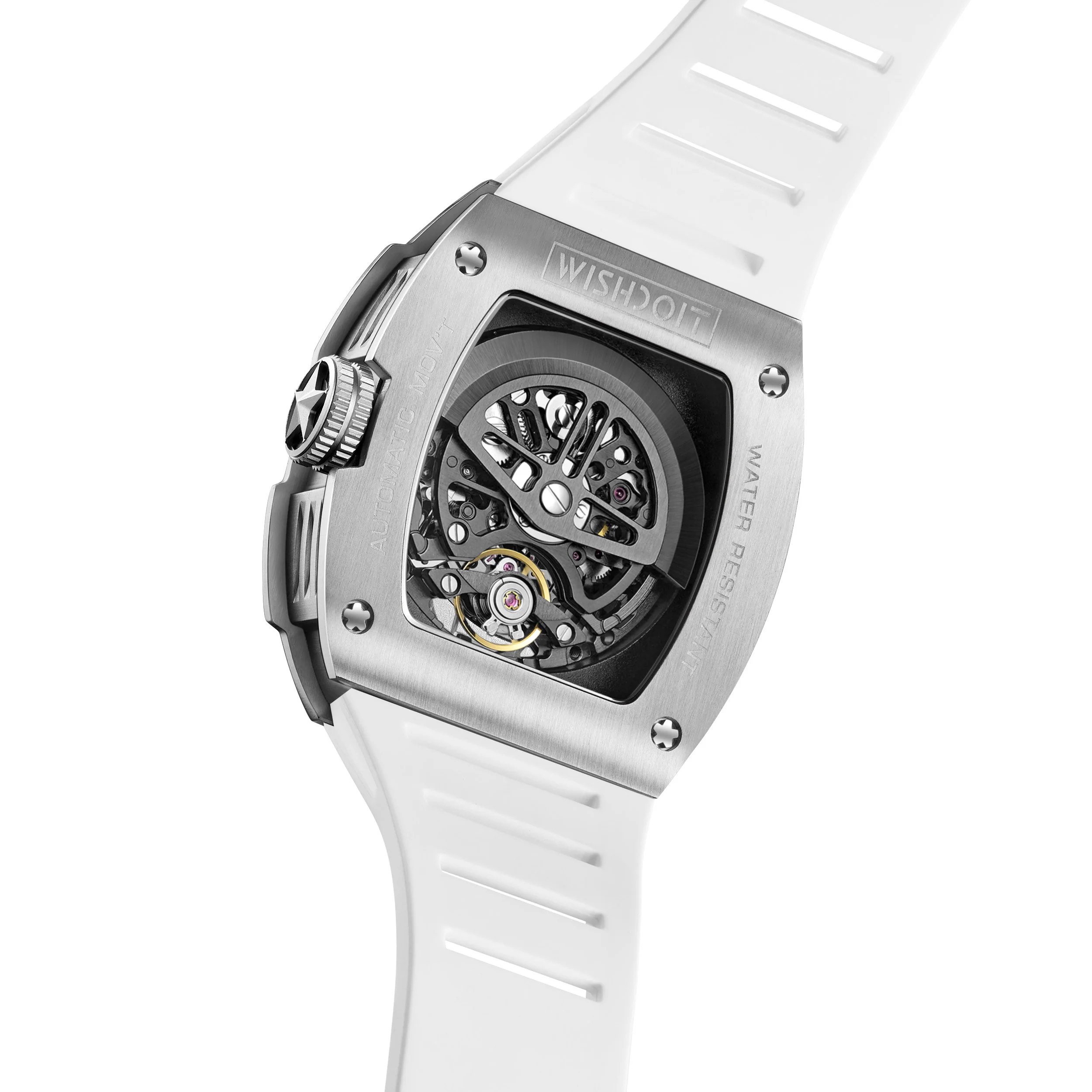 THE PIONEER - SILVER WATCH (WHITE STRAP)
