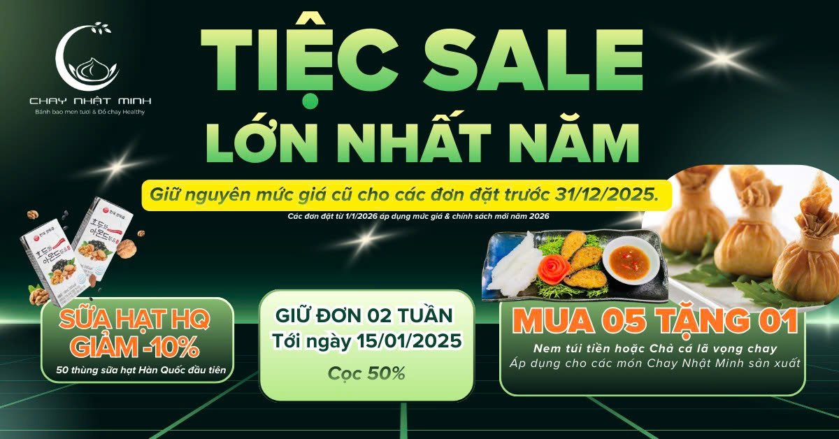 🌿 THÔNG BÁO: SIÊU KHUYẾN MẠI CUỐI NĂM & LỊCH NGHỈ TẾT DƯƠNG LỊCH