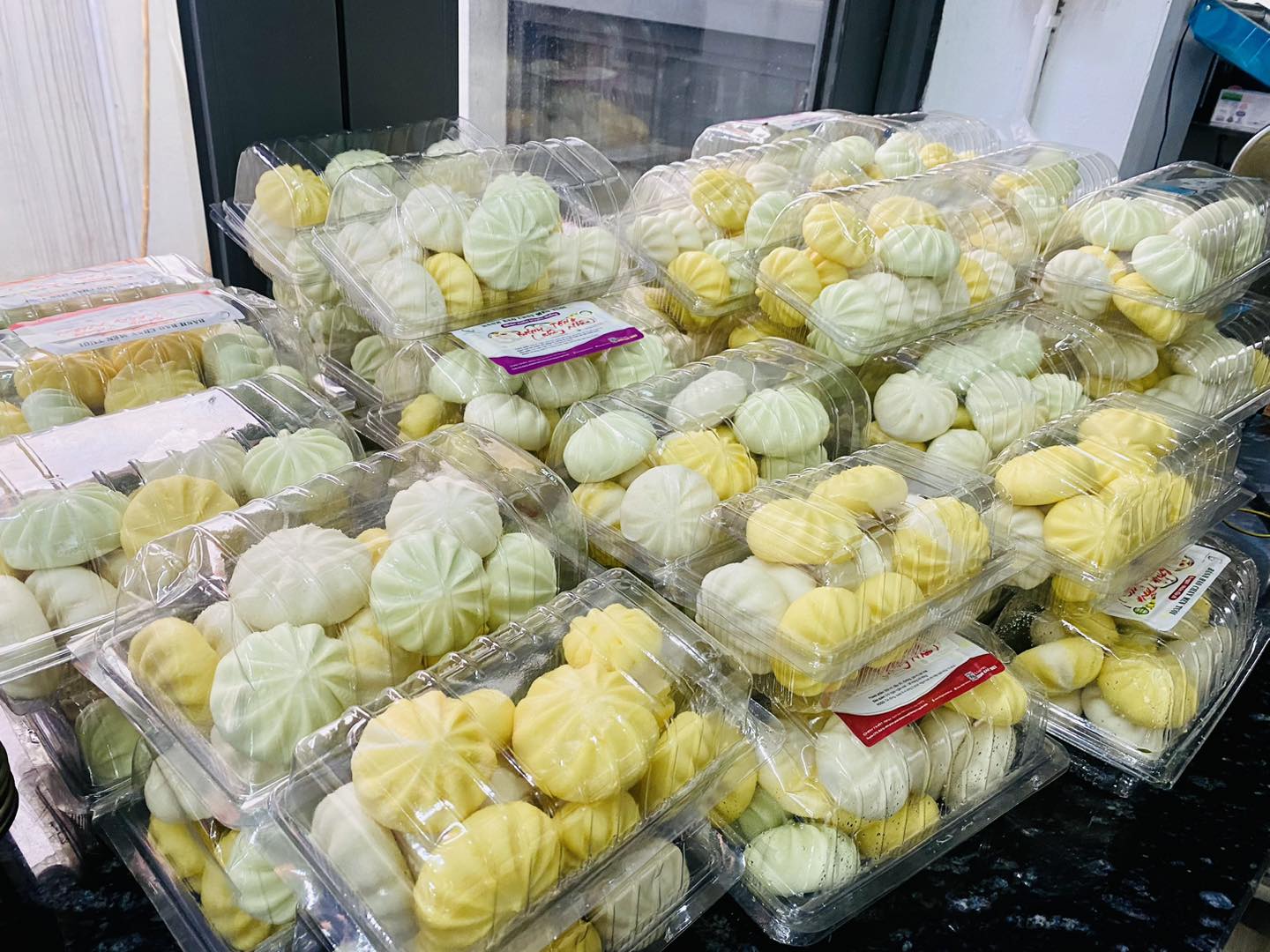 Chay không nhân mix màu