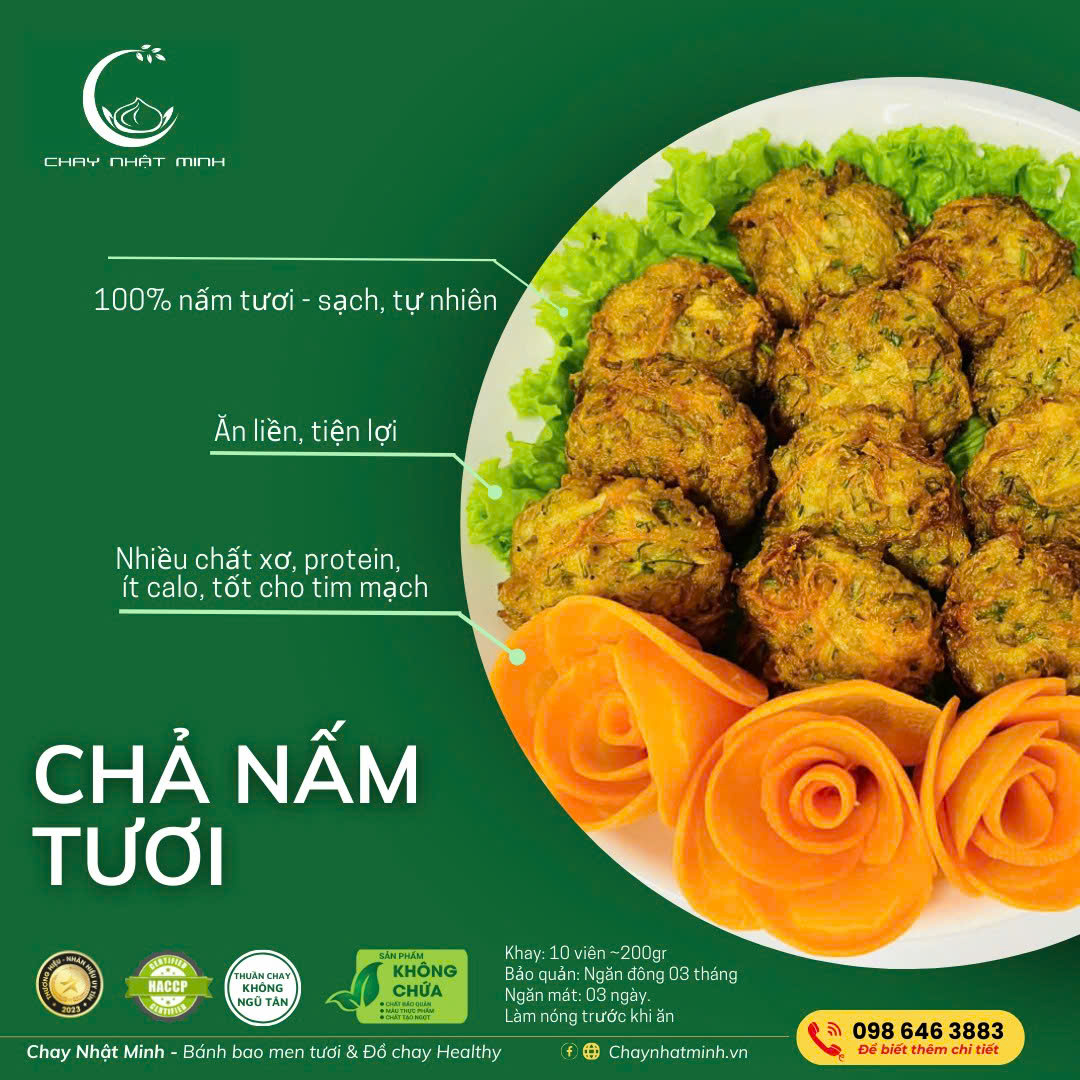 Chả nấm tươi - 10c