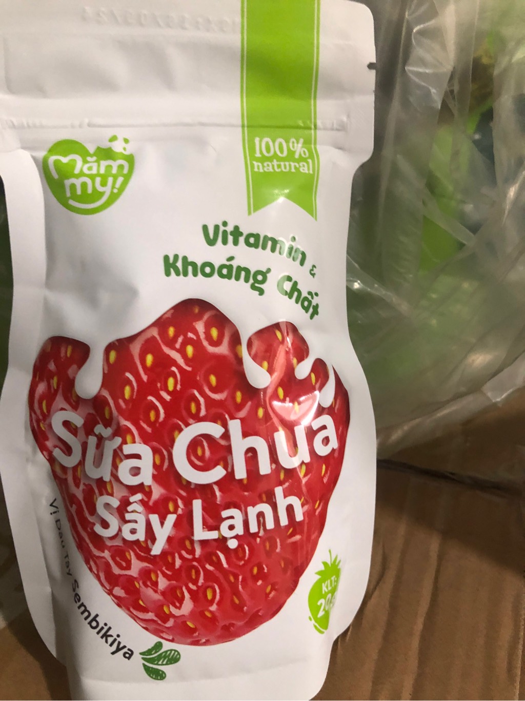 Sữa Chua sấy lạnh  Măm my _ Vị Dâu