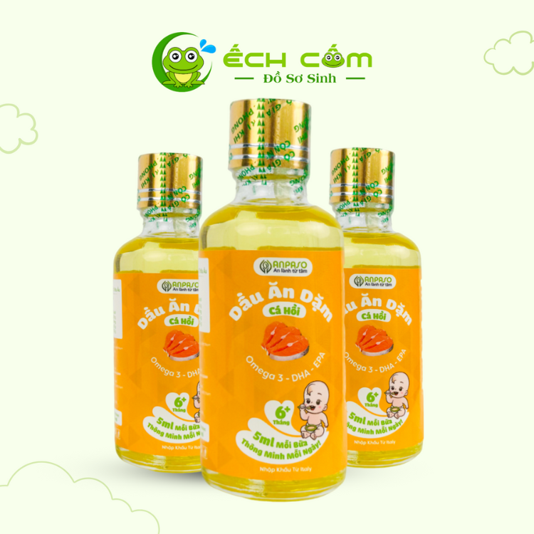Dầu Ăn Dặm Cá Hồi  Anpaso 50ml
