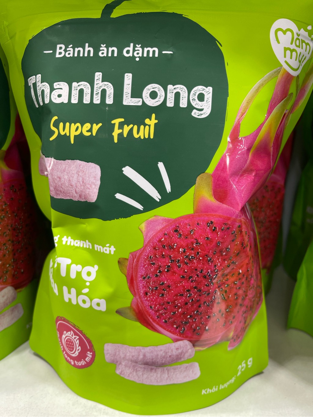 Bánh Ăn Dặm Que - Thanh Long Mămmy gói