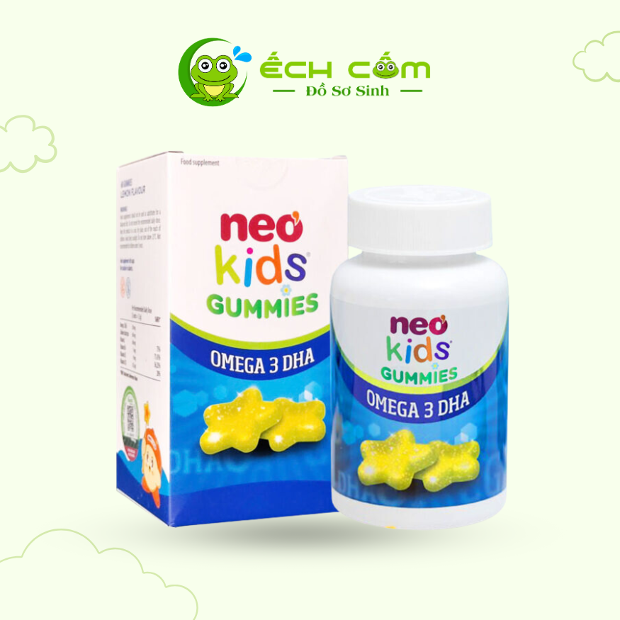 Thực phẩm bảo vệ sức khoẻ NEO KIDS GUMMIES OMEGA 3 DHA