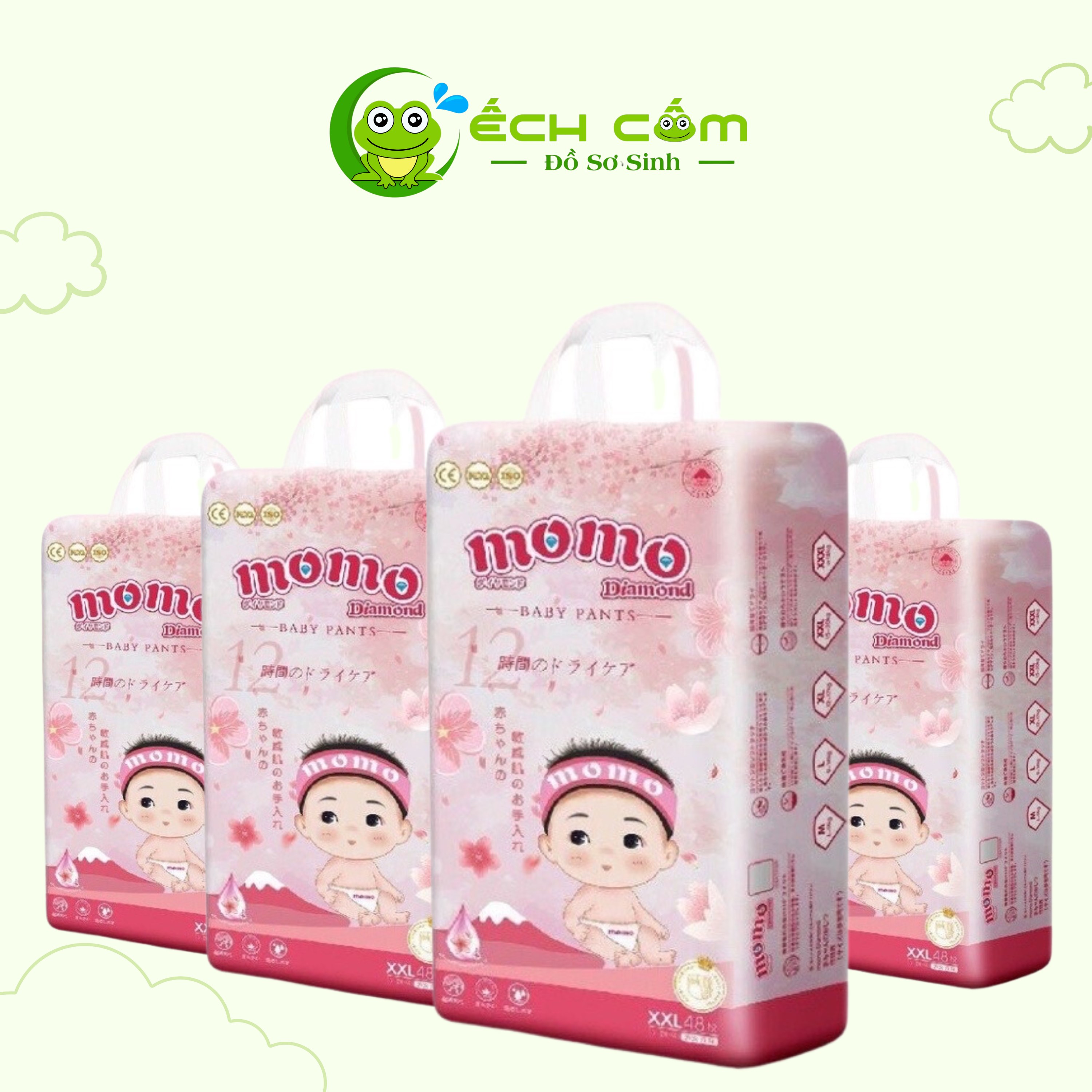 Bỉm MOMO Diamond Size XXL Quần